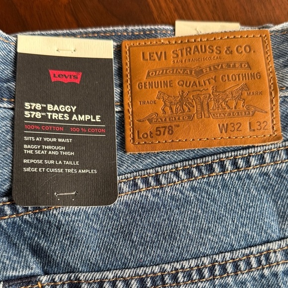 Levi's 578 baggy Men's Jeans 32/32 - new! - Picture 3 of 7